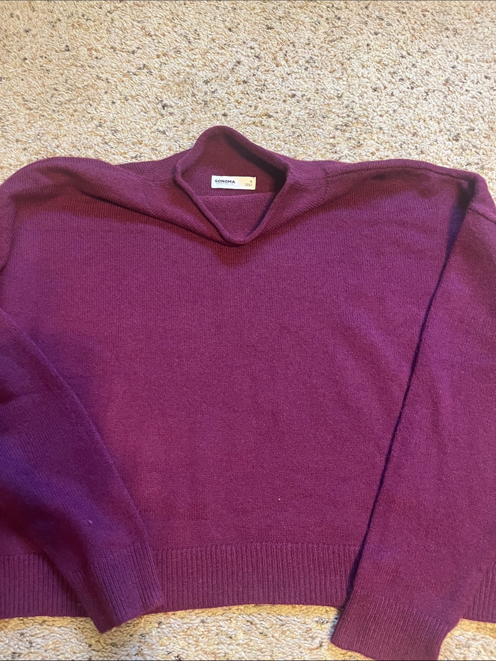 Sonoma women’s Plum Turtleneck Sweater